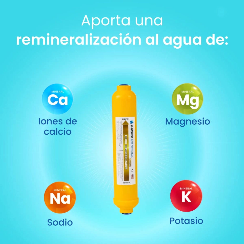 Filtro remineralizzante per osmosi inversa, 1 pezzo, serie Gold