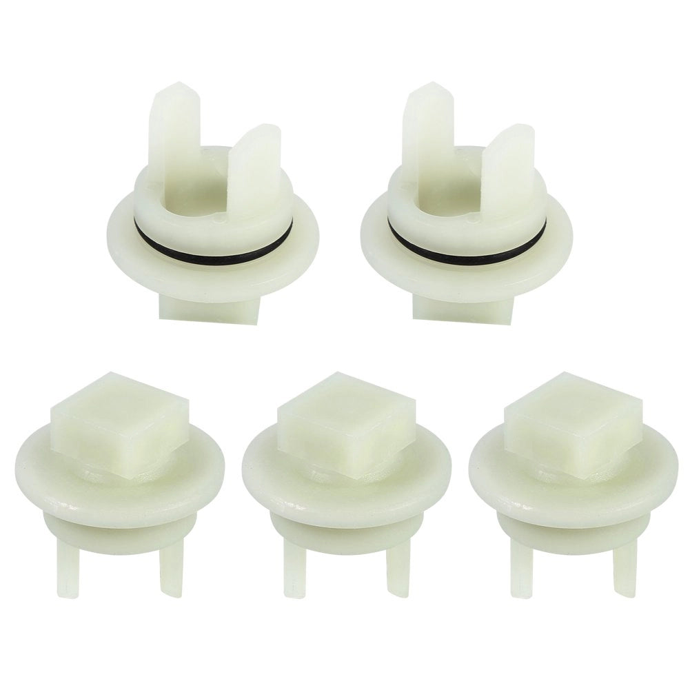 Set di lame per macinacarne, 5 pezzi, in plastica, colore bianco, diametro 2,1 cm