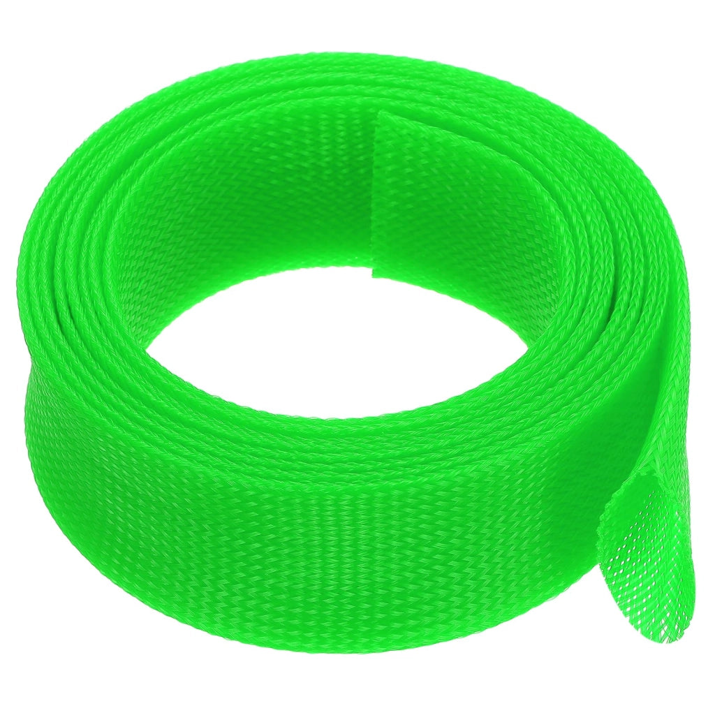 Guaina protettiva per cavi, lunghezza 3 metri, diametro 44,5 mm, colore verde, estensibile