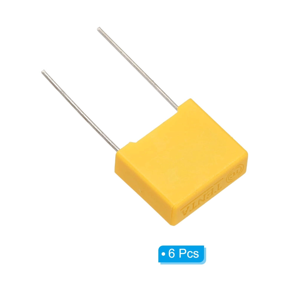 6 condensatori di sicurezza da 0,001 µF, 275 V, con distanza tra i terminali di 10 mm