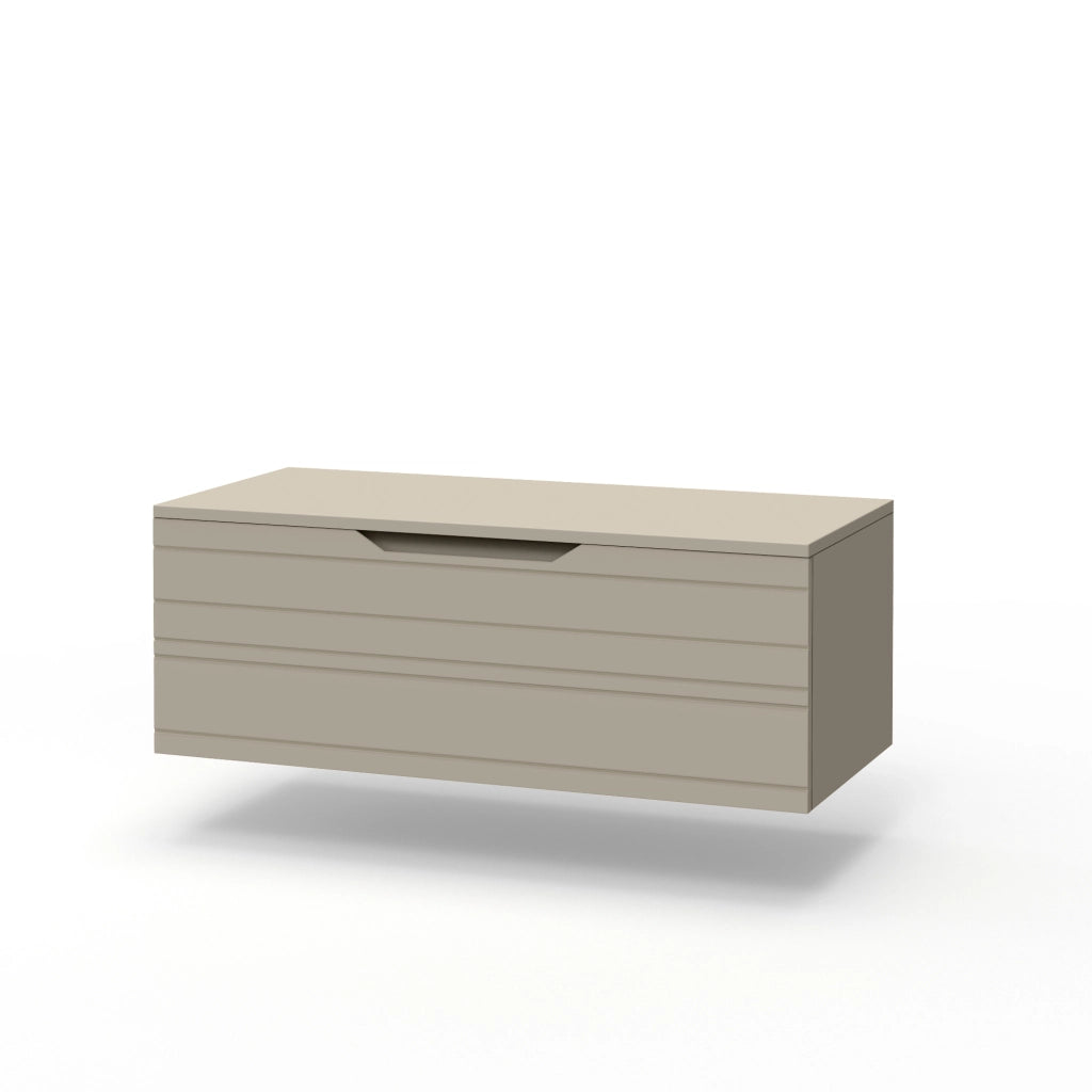 Base con top 1 cestone SOLMIRA tortora