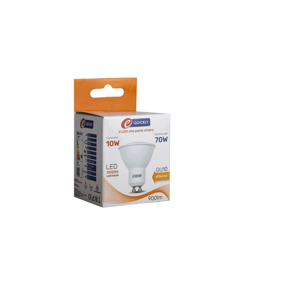 LAMPADA LED GU10 10W 3000K 900LM