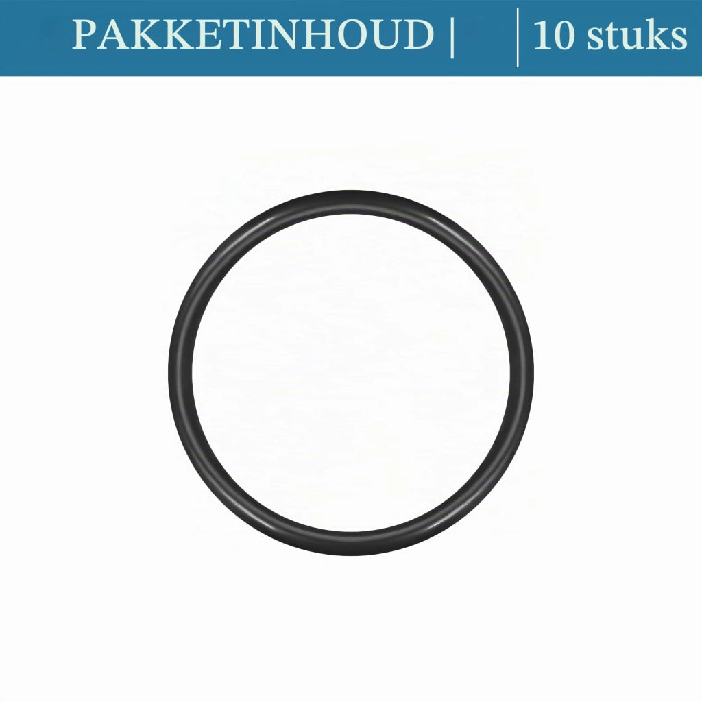 O-ring, 60x52x4 mm, 10 pezzi, nero, in nitrile, guarnizione