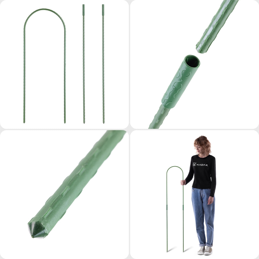 KADAX 5 supporti ad arco in acciaio 26×120 cm