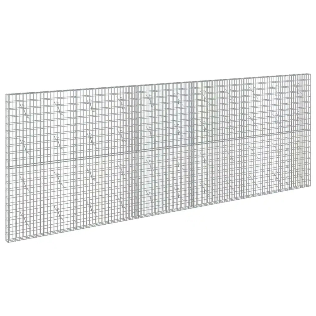 Gabione con Filo da 5 mm e Rete da 5x10 cm 550x10x200 cm 3464501