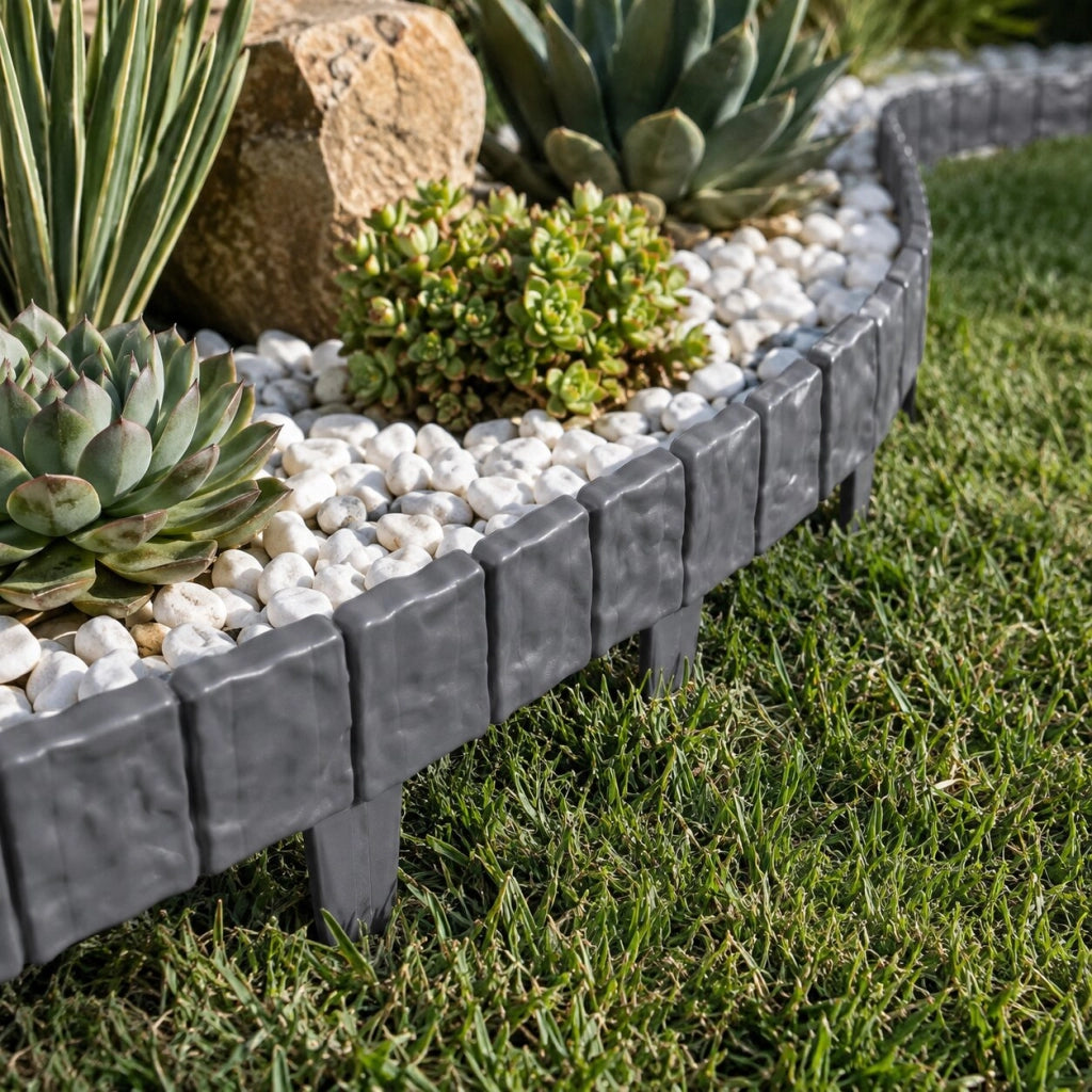 Bordura da giardino KADAX 25 cm, 10 pezzi