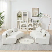 Set di 2 scaffali port CD 21x22,5x88,5 cm rovere impilabili 12 scomparti