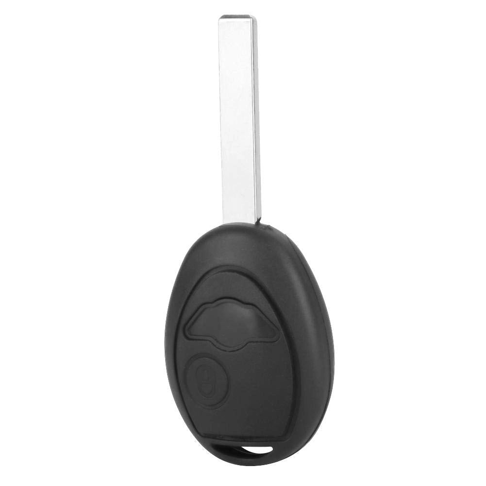 Custodia per chiave auto a 2 pulsanti, in ABS, colore nero, per Mini One S R50