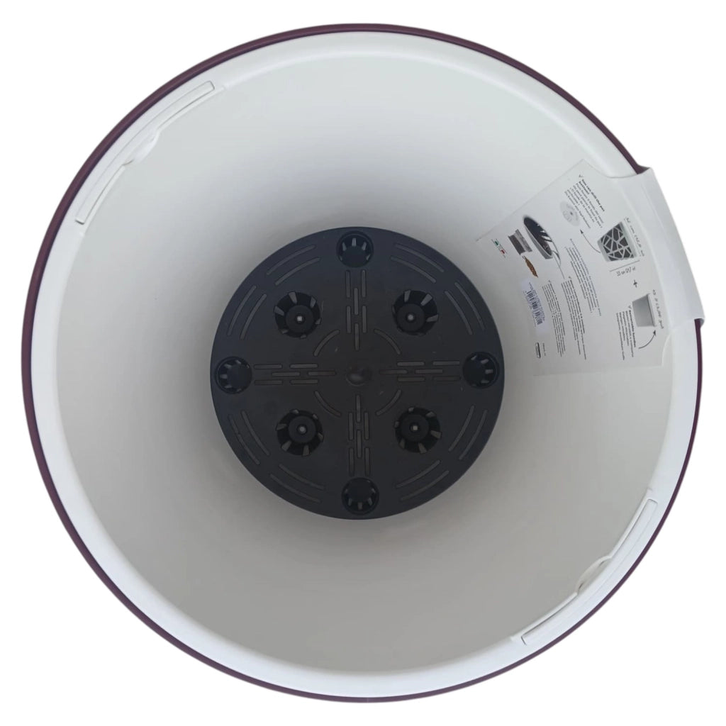 VASO MOSAIC CURVE D.32XH55CM TALPA/BIANCO.