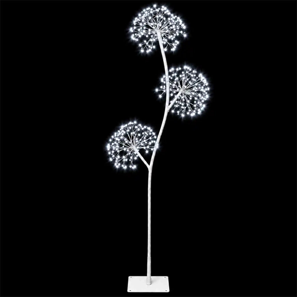 Albero di Natale a LED a forma di S Bianco 18 x 18 x 120 cm 42055336