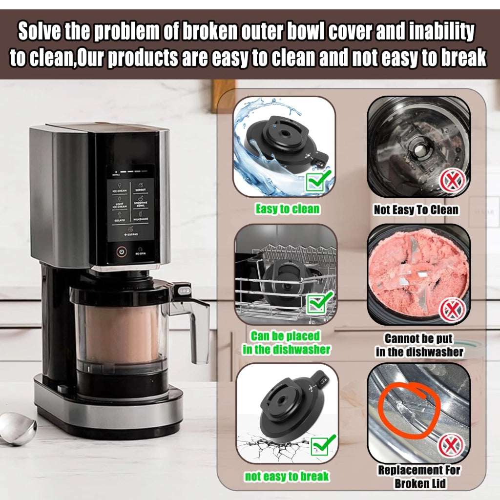 Coperchio esterno per macchine per gelati Ninja Creami NC30