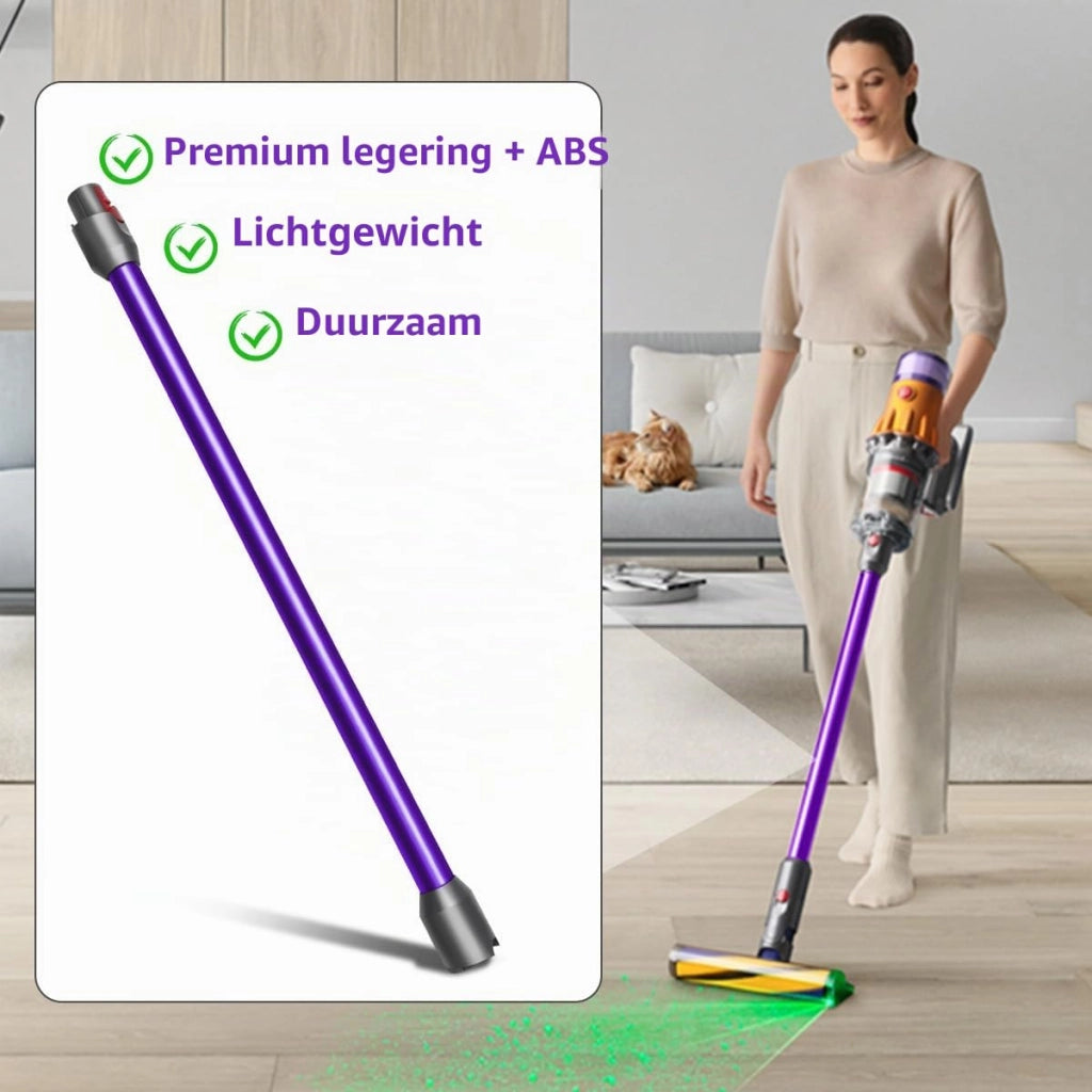 Tubo di prolunga per aspirapolvere Dyson V12 Slim, 74 cm, colore viola