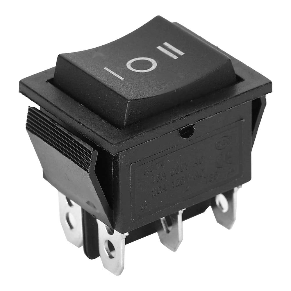 10 interruttori a levetta a 6 pin, modello KCD4, per uso domestico e industriale