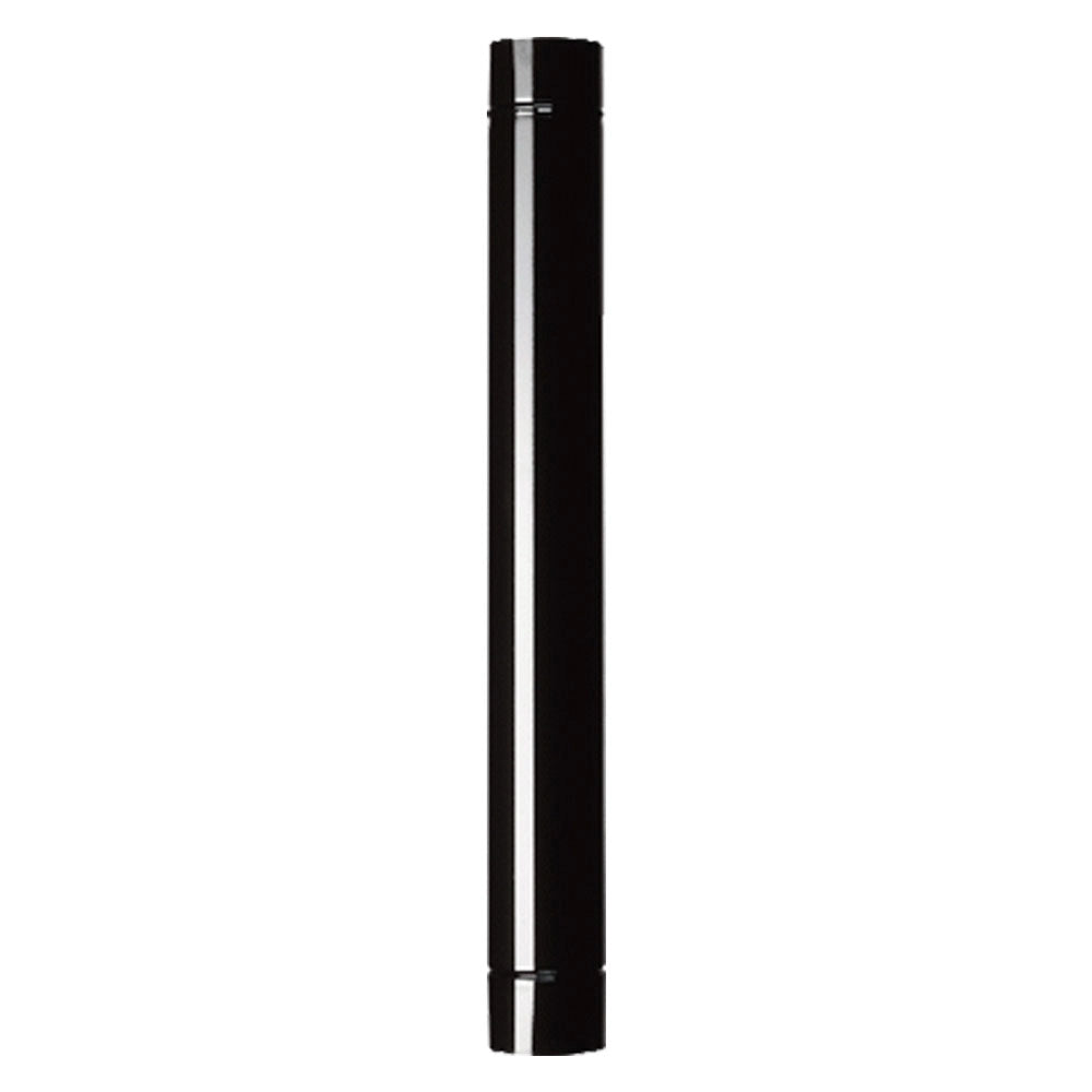 TUBO SMALTATO PER STUFE cm   50 ø 13 nero opaco