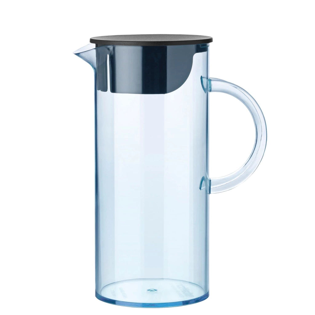 Caraffa per frigorifero da 1,5 litri con coperchio e filtro per cubetti di ghiaccio, trasparente