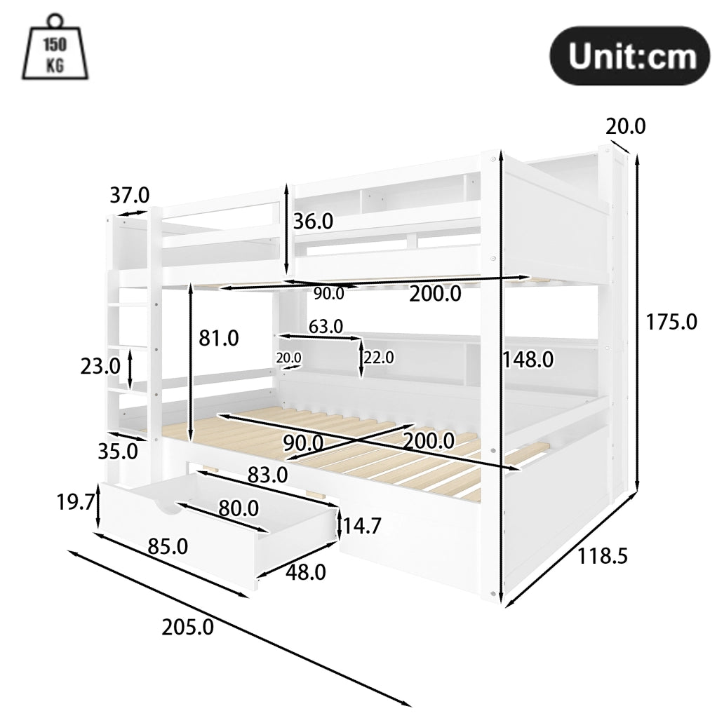 Mobile da cucina alto 120x40x187 cm in MDF nero con LED RGB e vani