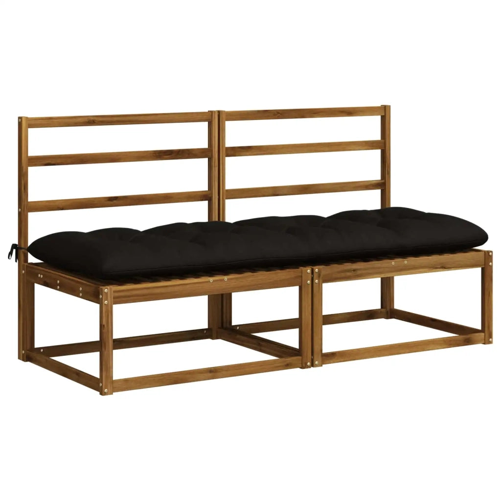 Cuscino per panchina VIANEN 100% Poliestere Nero 953028