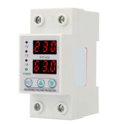 Dispositivo di protezione da sovratensione e sovracorrente SVP-63A, con doppio display a LED, 230 V