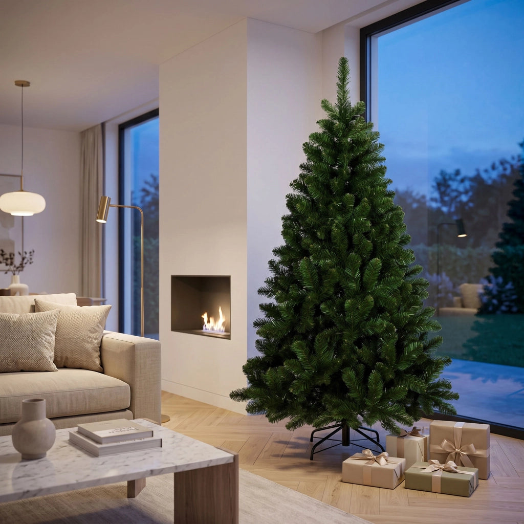 Borea - Albero di Natale Tradizionale in PVC Ø88x150H cm 361 Punte