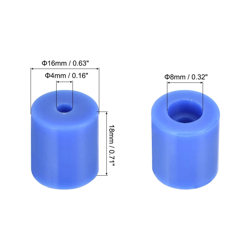 Colonne di livellamento in silicone, 12 pezzi, 18 mm, colore blu, per stampanti 3D
