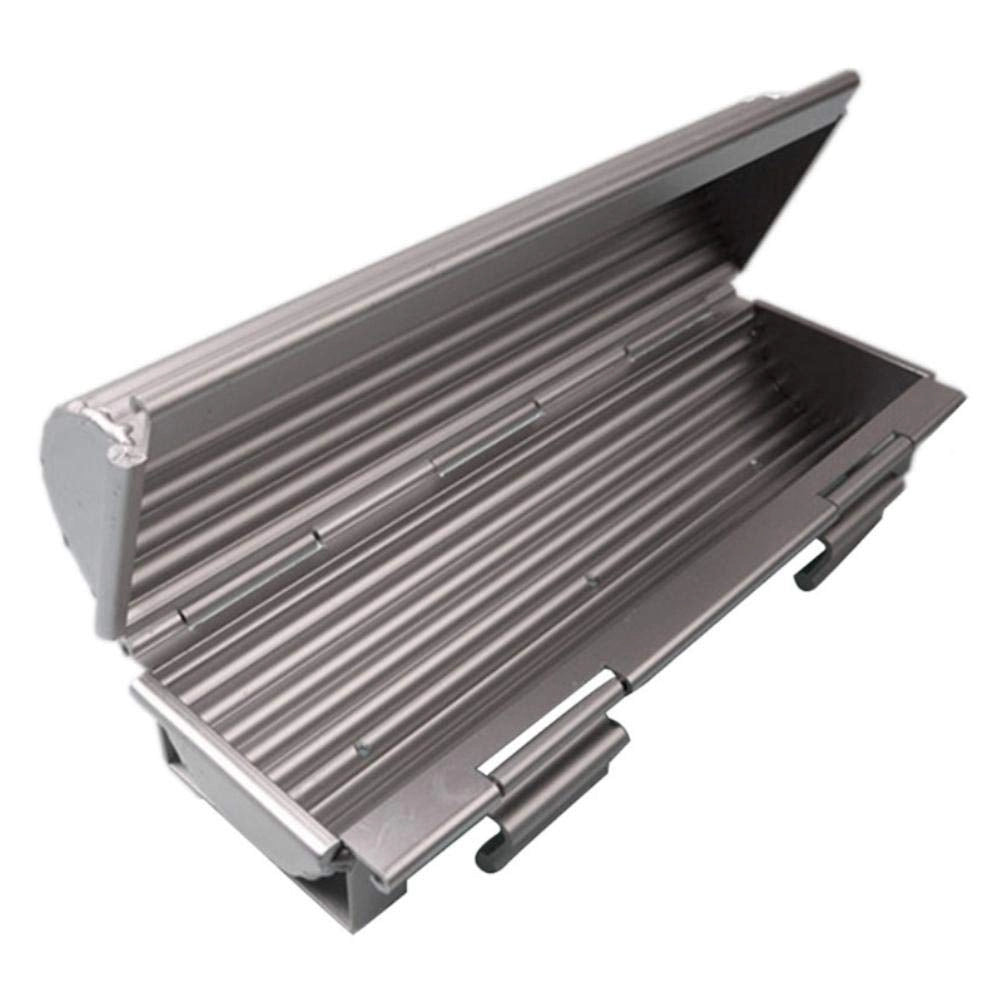 Teglia da forno, alluminio, antiaderente, 305x112x85 mm, argento