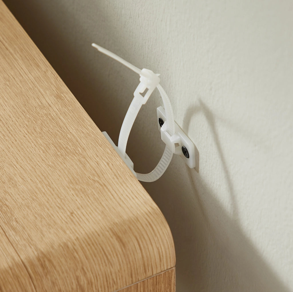 Consolle da ingresso 150 cm con 2 cassetti, finitura naturale
