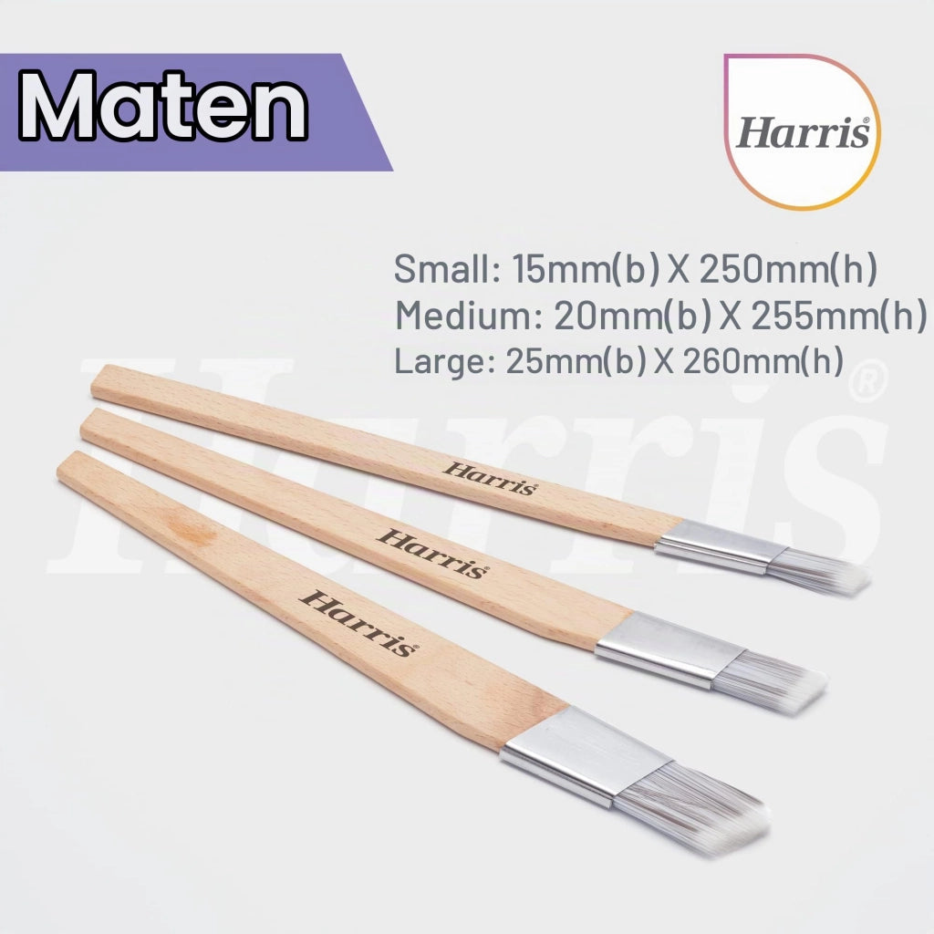 Set di 3 Pennelli Fitch (0,5", 0,75", 1") per Taglio e Controllo, Hobby e Bricolage