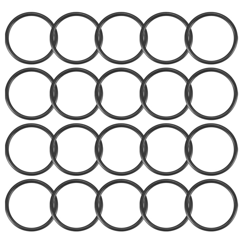 20 O-ring in gomma NBR, guarnizioni, colore nero, dimensioni da 2,5 a 25 mm