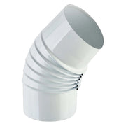 GOMITO SMALTATO PER STUFE ø 12 - 45° colore bianco