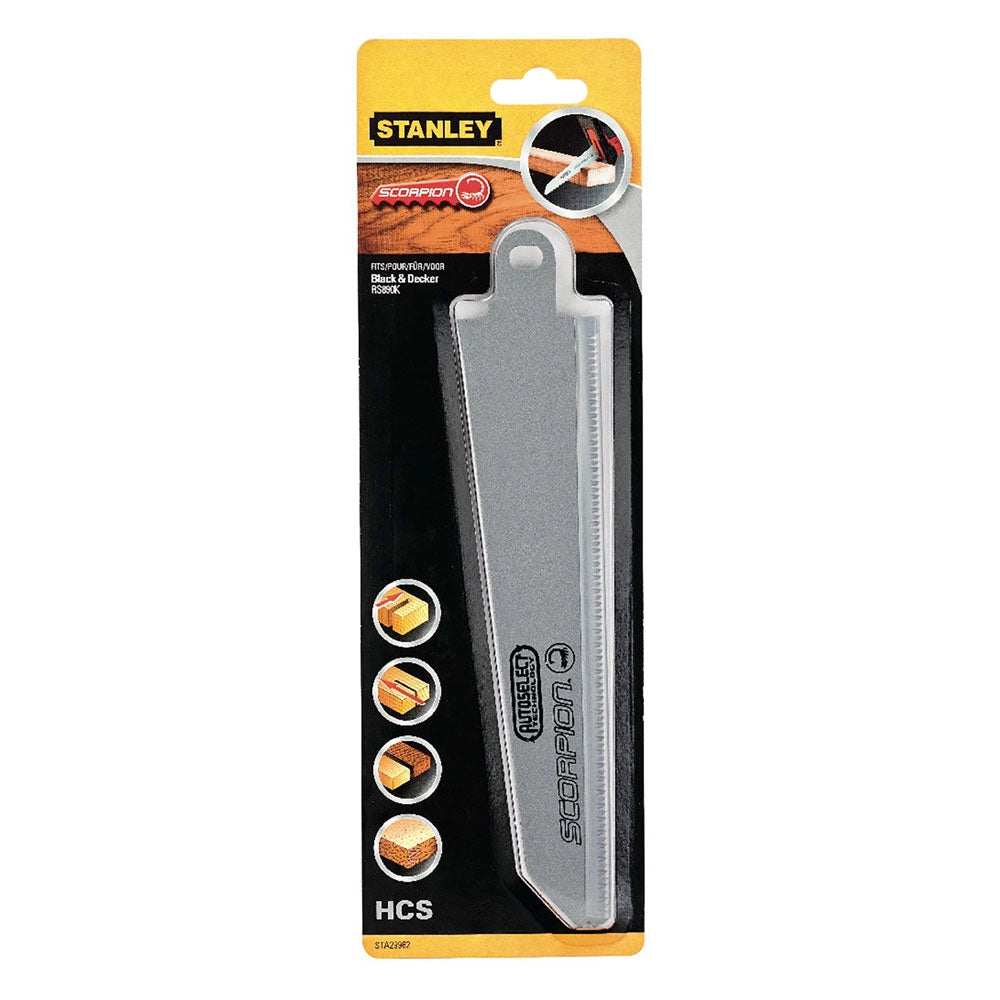LAMA 'SCORPION' PER SEGA MULTIFUNZIONE HCS mm 239 legno/plastica (per RS890)