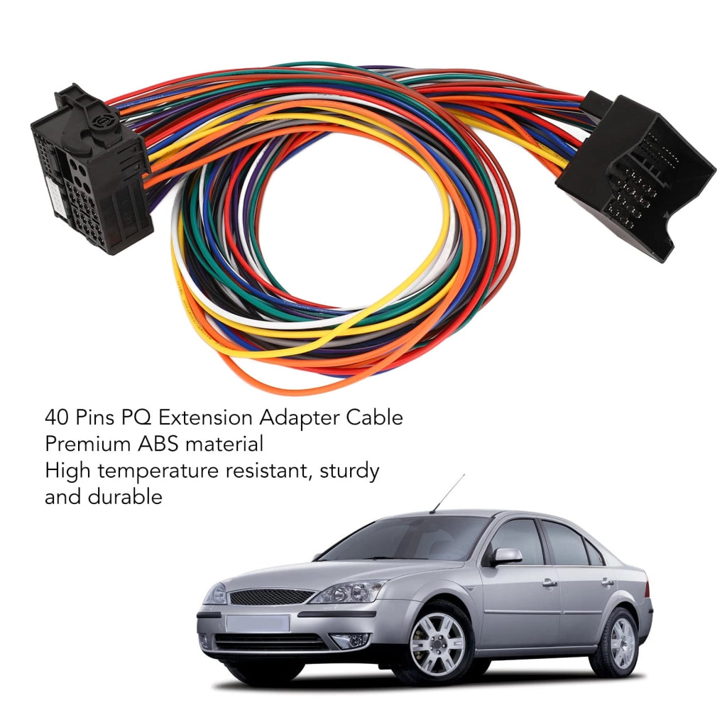 Cavo di prolunga PQ, con 40 pin, per autoradio Quadlock, lunghezza 60 cm