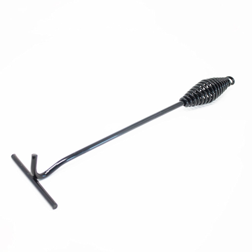 Sollevatore per coperchio di pentola olandese, 34 cm, gancio in acciaio, resistente al fuoco, accessorio per campeggio