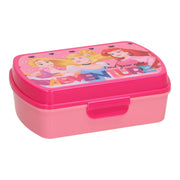 Contenitore per alimenti "Principessa", rettangolare, in plastica, rosa, dimensioni 17x8x11 cm