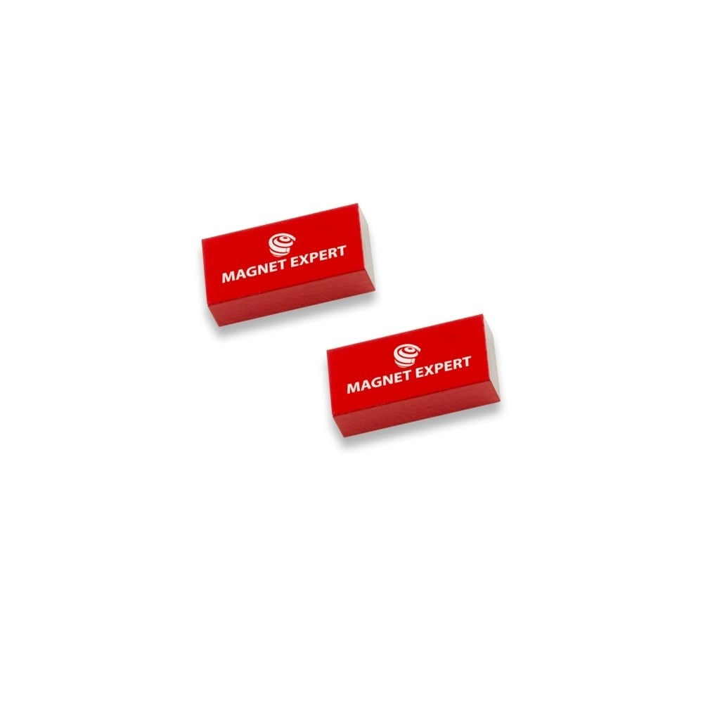 Magneti Alnico a forma di barra, 2 pezzi, dimensioni 10x5x20 mm, forza di trazione 0,1 kg