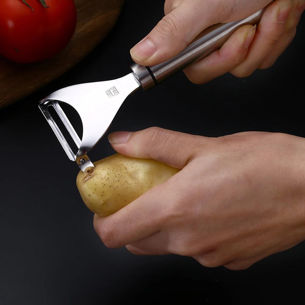 Dunschiller, acciaio inossidabile, ergonomico, 18,7 cm, multifunzione