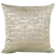 Cuscino quadrato in poliestere con cerniera, color crema, 43x10x43 cm