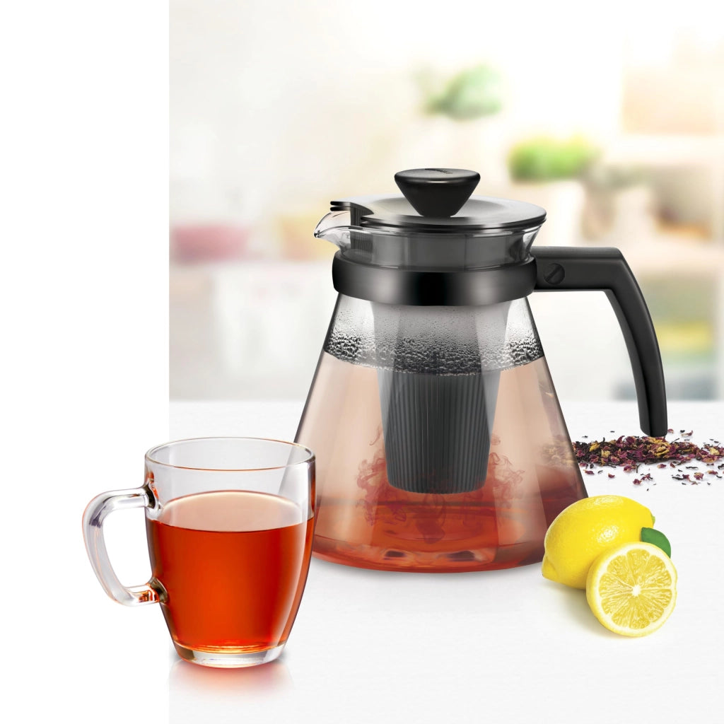 Preparatore per tè/caffè da 1,7 litri con infusore, dimensioni 18 x 15,8 x 21,8 cm