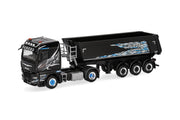 Modello di camion MAN TGX, rimorchio basculante, scala 1:87, materiale: plastica