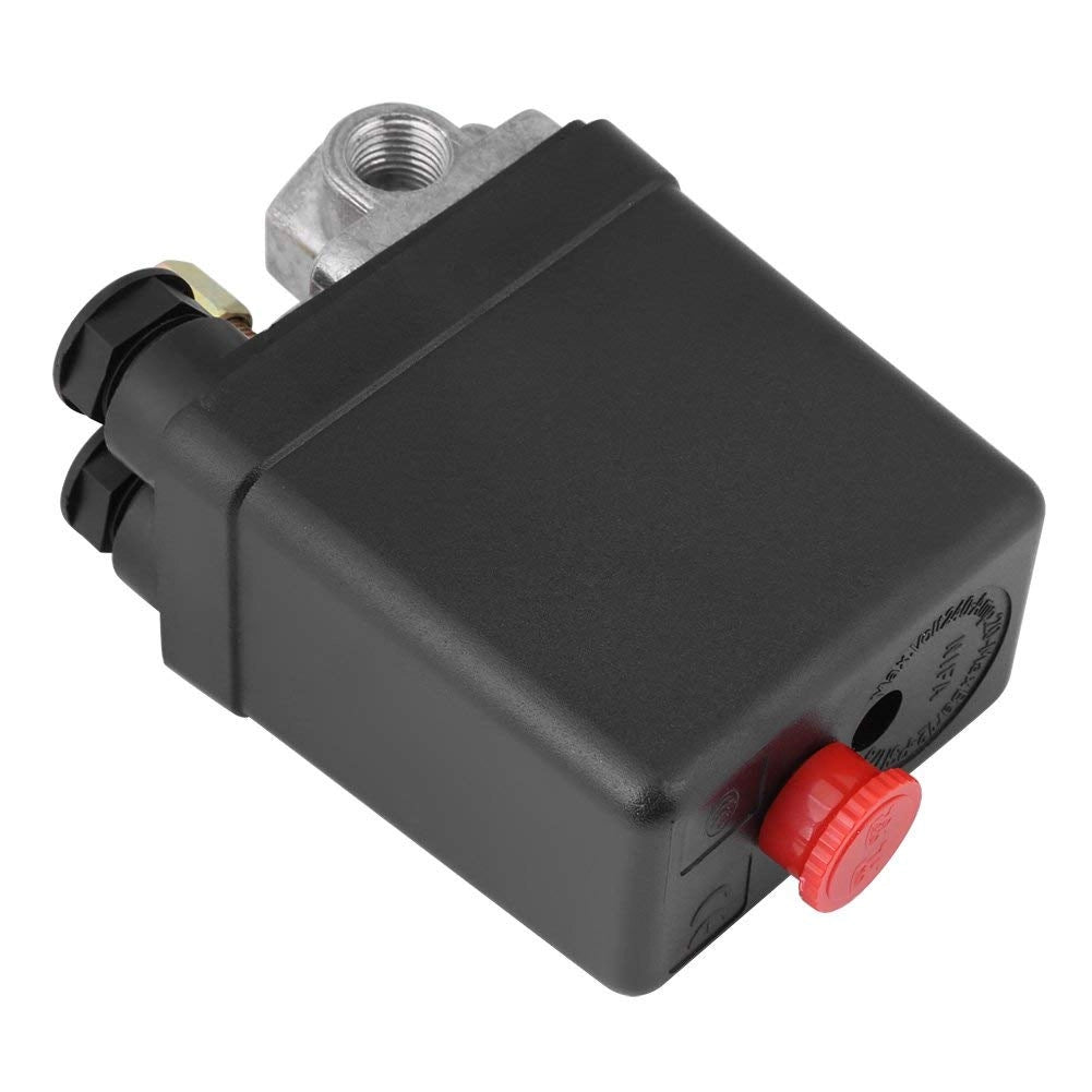 Interruttore di pressione per compressore, 4 connessioni, 220 V, 16 A, 90-120 PSI