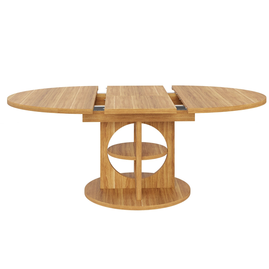 Tavolo da pranzo allungabile da 110 a 150 cm effetto legno