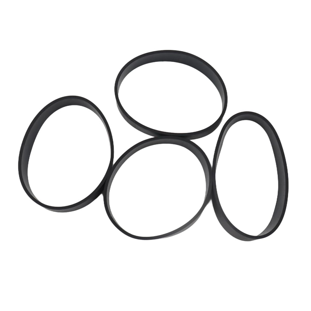 4 cinghie per aspirapolvere, modello 0300604, in gomma, larghezza 16 mm, colore nero