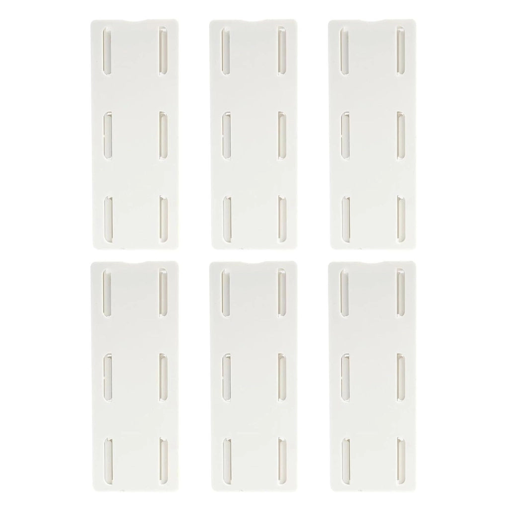 Set di 6 supporti adesivi per strisce LED, per montaggio a parete