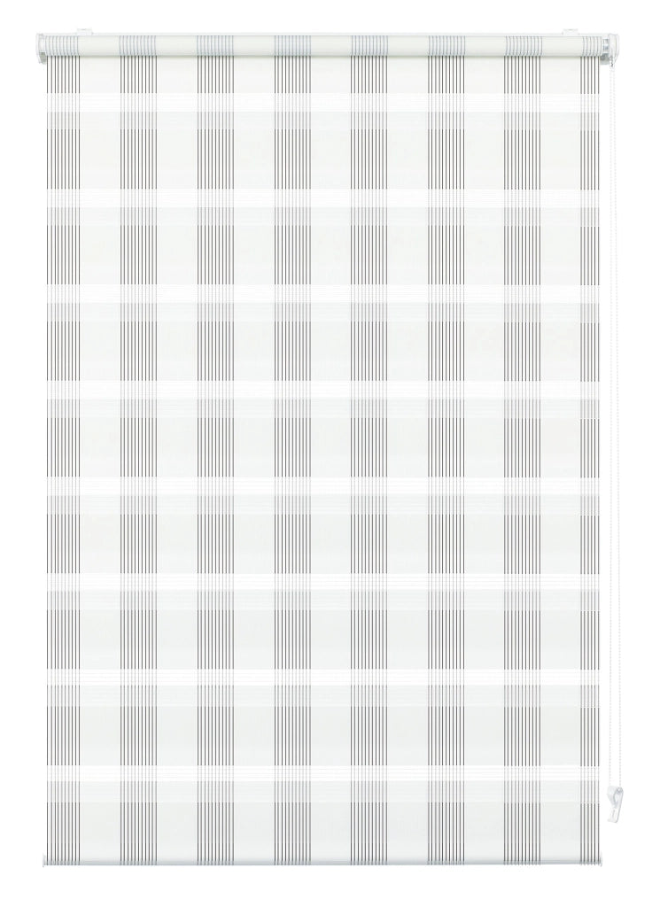 Rullo adesivo doppio, bianco/a quadretti, 60x150 cm