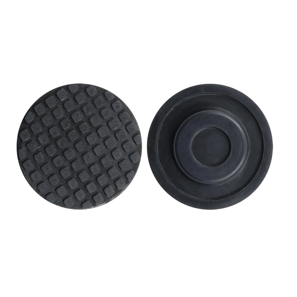 Gommini per cavalletti auto, 65 mm, confezione da 2 pezzi, colore nero