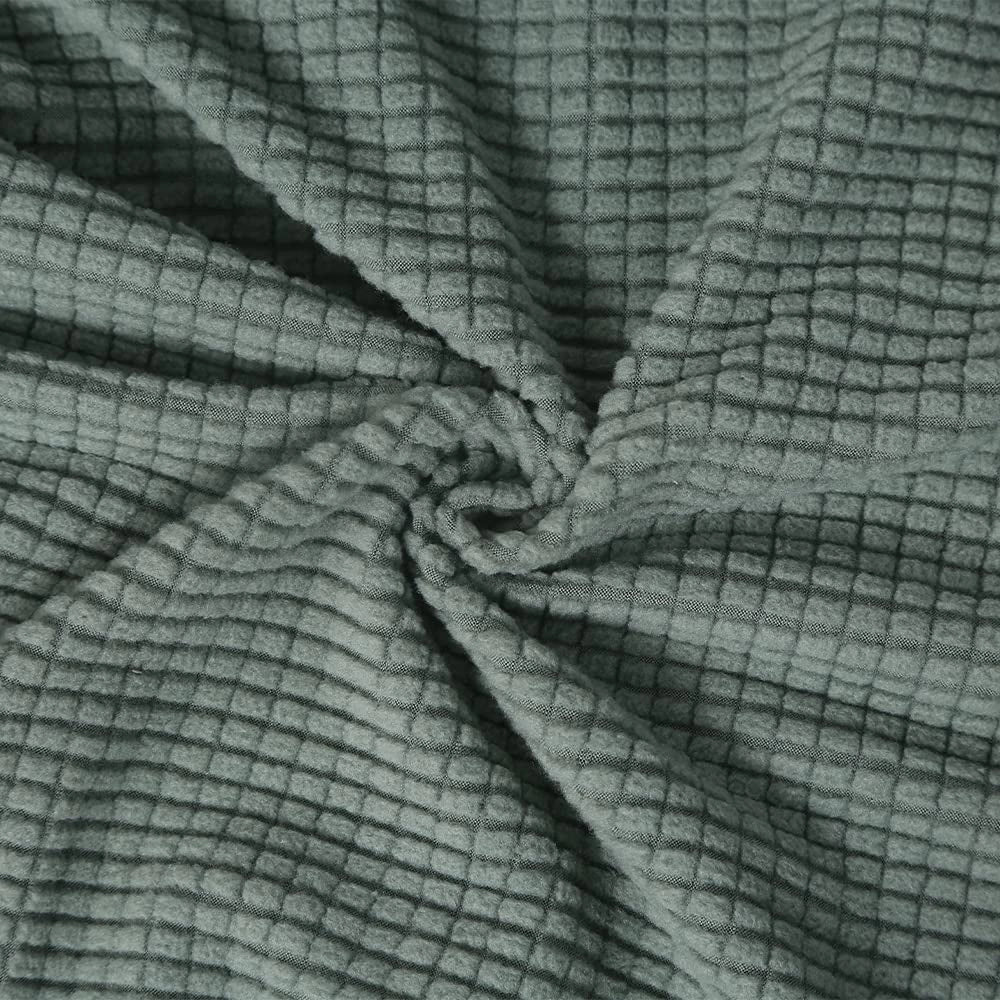 Copertura elastica per poltrona senza braccioli, per una persona, colore verde