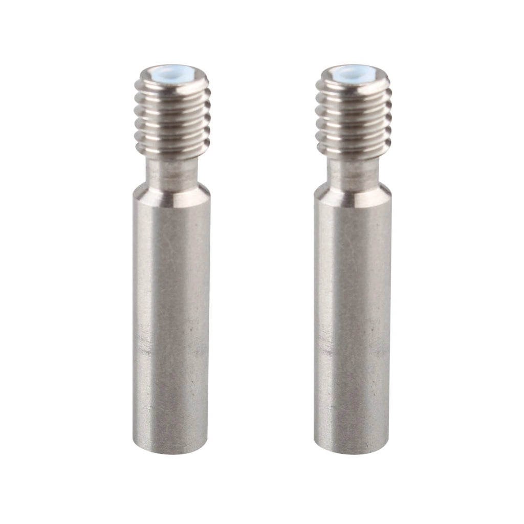 Set di 2 ugelli in acciaio inossidabile con tubo in teflon per stampanti 3D