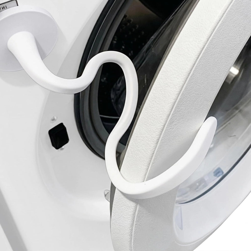Supporto magnetico per porta di lavatrice, flessibile, bianco, 43 mm