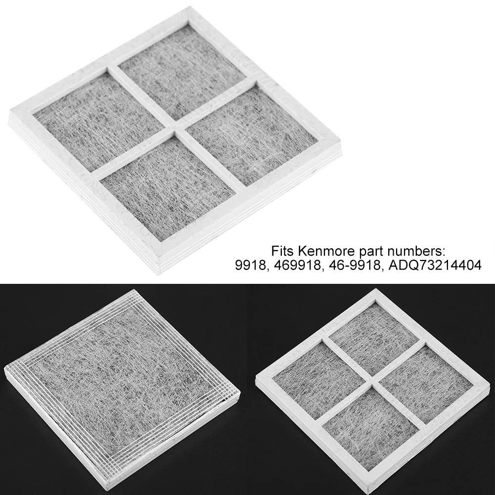 Set di 3 filtri per frigorifero, a carbone attivo, dimensioni 8x8x0,8 cm, compatibili con i modelli LT120F/469918