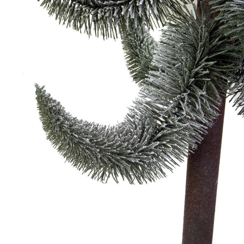 Albero plastica innevato verde cmh200