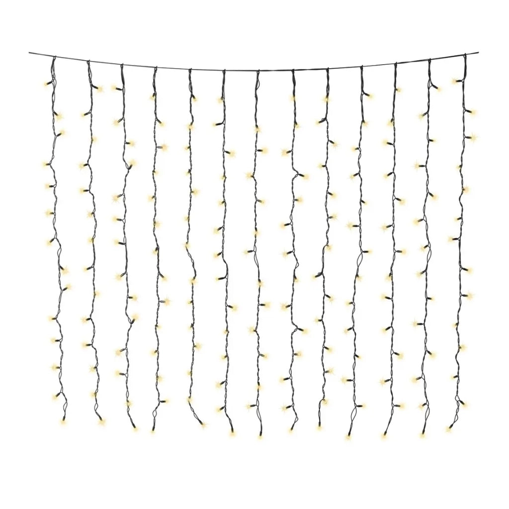 Tenda luminosa LED Pro-Lights bianco caldo e freddo da esterno 200 × 200 cm